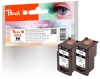 318820 - Peach Doppelpack Druckköpfe schwarz kompatibel zu PG-512BK*2, 2969B001 Canon
