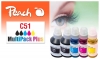 321684 - Peach Spar Pack Plus Tintenpatronen, kompatibel zu GI-51 Canon